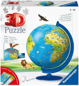 ravensburger children's world globe 3d puzzle