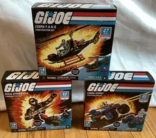 Lot of 3 GI Joe Construction Sets Brand New Licensed by Hasbro