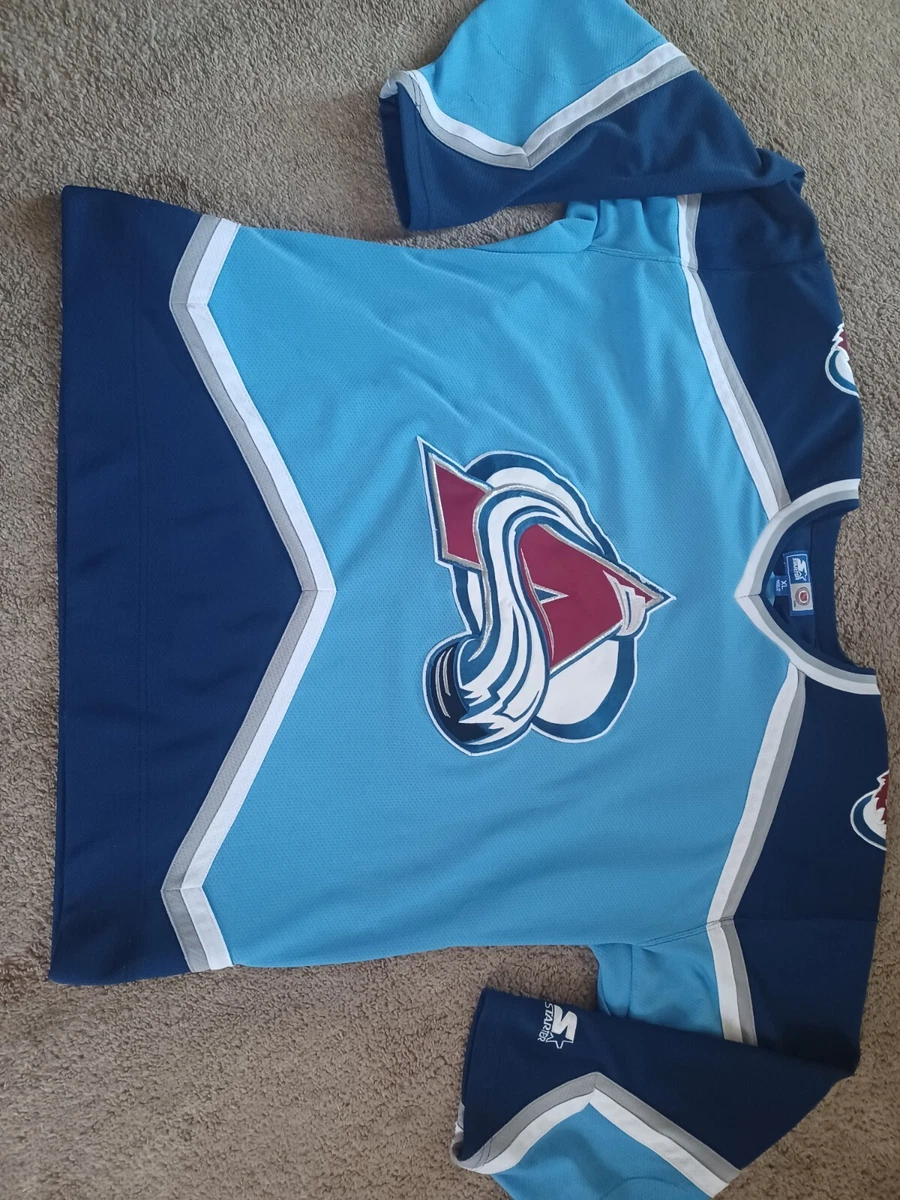 American Classic Vintage 90s Colorado Avalanche NHL Fan Jersey. Made in The USA. Tagged As A Youth Large