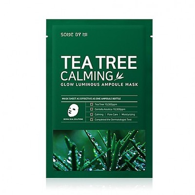 SOME BY MI Tea Tree Calming Glow Luminous Ampoule Mask 25 g - Ampullenmaske