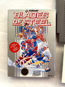 Blades Of Steel  (Nintendo NES) Cartridge Manual and Box Listing #1
