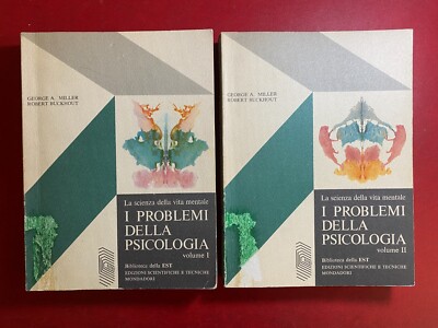 MILLER BUCKHOUT - PROBLEME DER PSYCHOLOGIE 2 Bände Mondadori EST Geistesleben