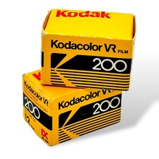 Set Of 2 Kodak Kodacolor VR 200 35mm Color Film 12 Exposures Exp 10/1985