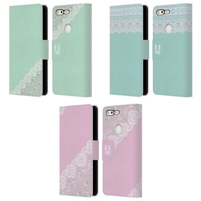 HEAD CASE DESIGNS BAND UND PERLEN BRIEFTASCHE HUELLE AUS LEDER FÜR GOOGLE HANDYS