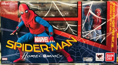 sh figuarts homemade suit spider man