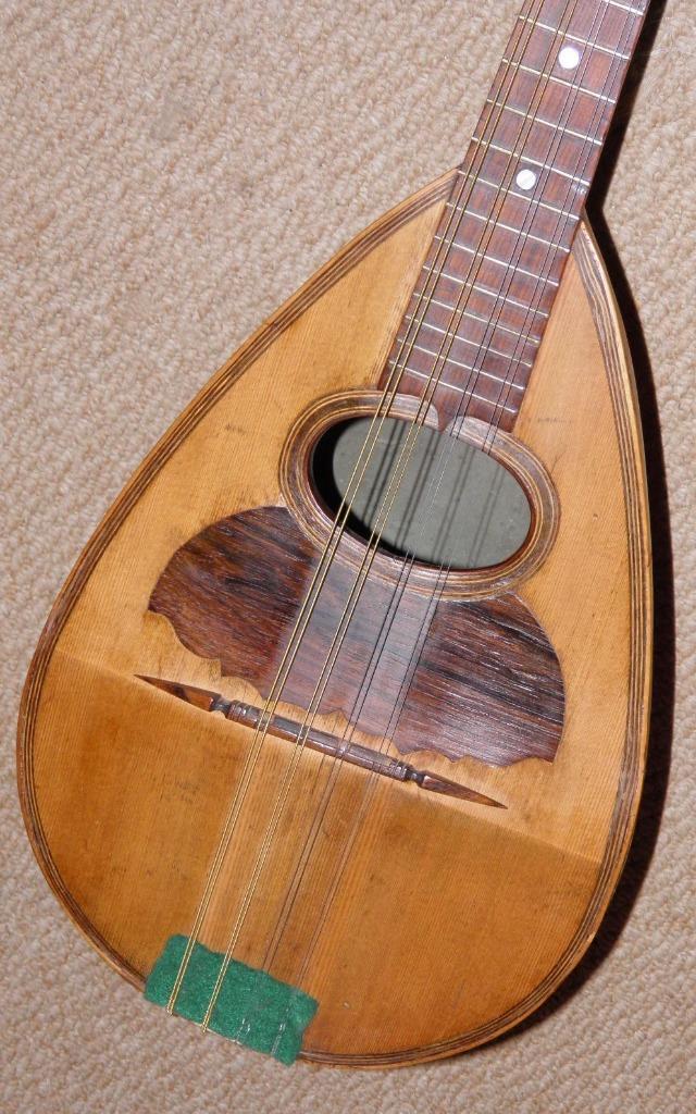 F. DE MUREDA NAPOLI マンドリン　ムレダ　インレイ装飾 F. DE MUREDA NAPOLI マンドリン ムレダ インレイ装飾 F. DE