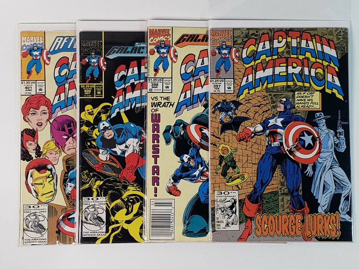Captain America 397 398 400 401 Marvel Comics 4 issue lot