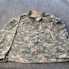 US Army ACU Digital Camo Coat Jacket Combat Uniform Size Large Reg