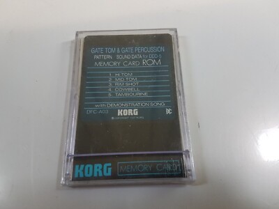 KORG DDD 1 / DDD 5 SOUND CARD - GATE TOM / GATE PERCUSSION