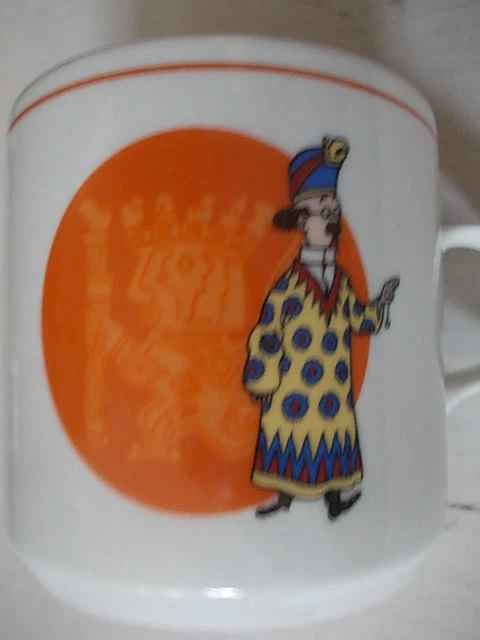 TINTIN Hergé très belle tasse porcelaine 1990 Tables et Couleurs Temple Soleil ! - Photo 2/3
