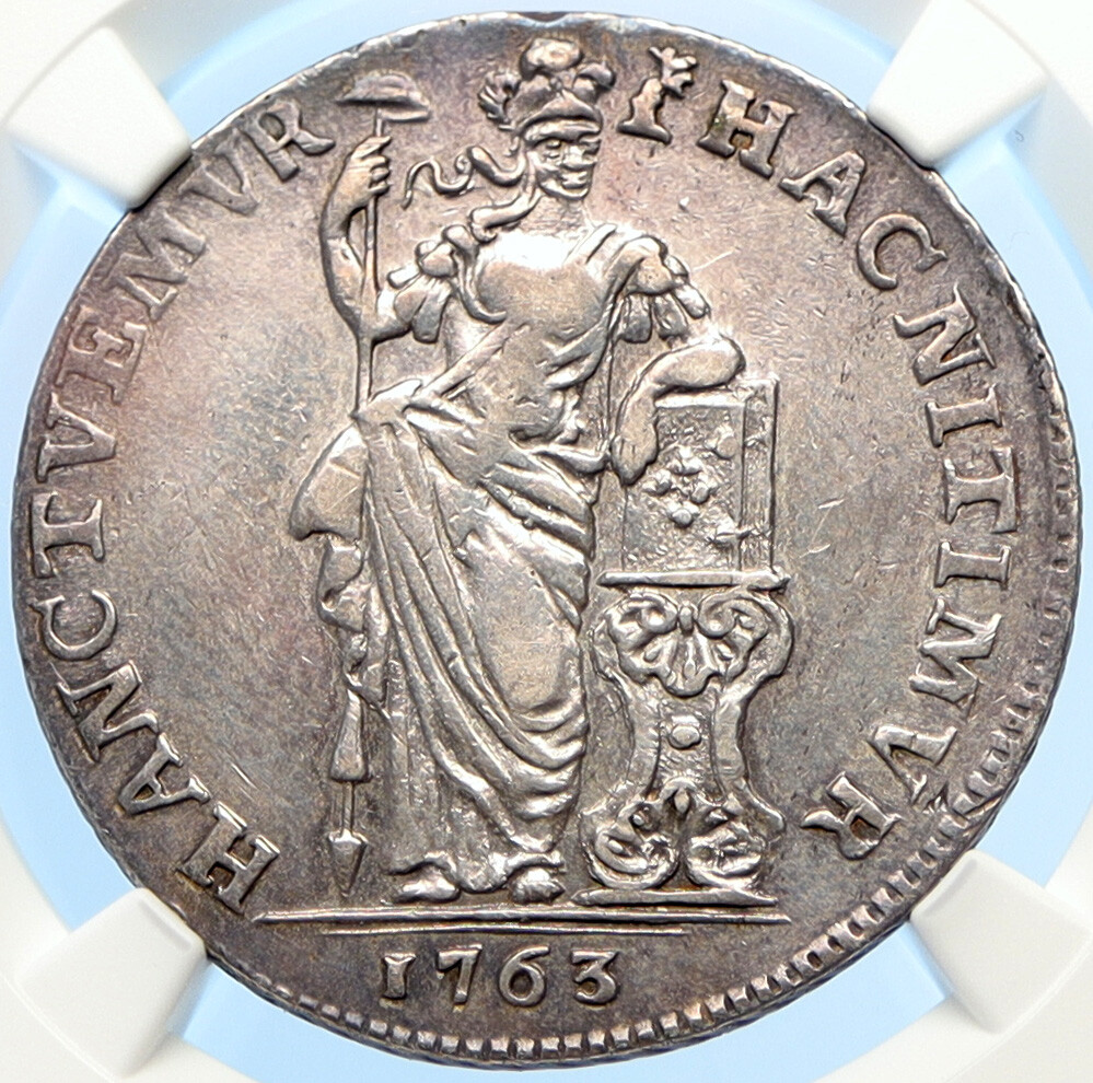 1763 NETHERLANDS Dutch Republic GELDERLAND ANTIQUE Silver 1763 NETHERLANDS Dutch Republic GELDERLAND ANTIQUE Silver