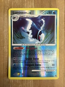 Pokemon TCG - Lumineon - 4/100 - Reverse Holo Rare-  Stormfront - LP