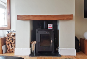 Solid Oak Mantel Beam Fireplace Mantlepiece Wood