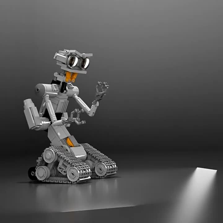 MOC Short Circuit 2 Johnny 5 Building Blocks Movies Robots