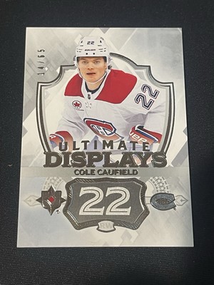 2023-24 Upper Deck Ultimate Collection Cole Caufield Ultimate Displays /65