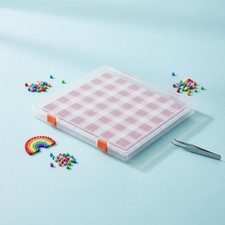 Bead Board Box Dustproof Bead Storage Box Clear Plastic