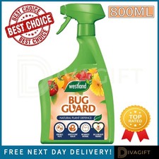 WESTLAND BUG GUARD SPRAY ORGANIC NATURAL PEST CONTROL FOR PLANTS 800ML NEW