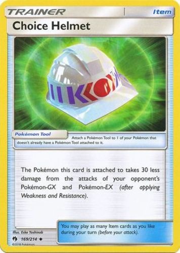 Choice Helmet - 169/214 - Uncommon (Lp) Lost Thunder - Trainer - Item Pokémon