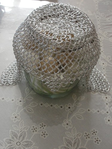 Chainmail Head Hood Medieval Reenactment Costume