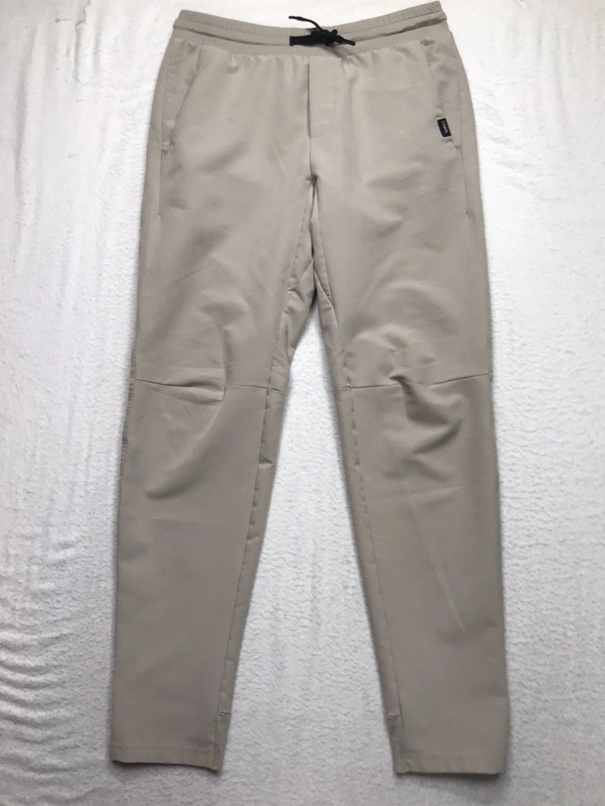 UNRL Performance Pant Jogger Men S (30x30) Beige Drawstring Casual Athleisure