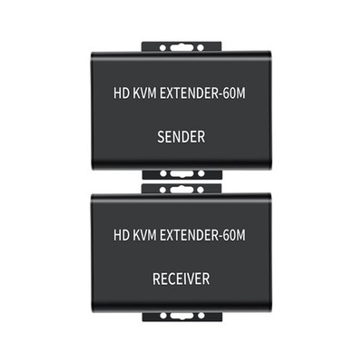 1080P 60m USB HDMI KVM Extender with Dual HDMI Out Over Rj45 Ethernet For Laptop