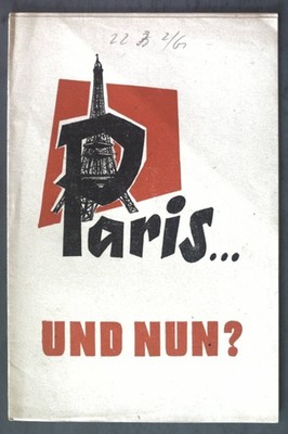 Paris...und nun?;