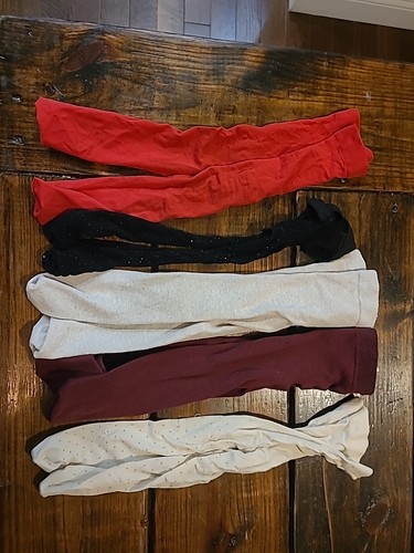 Girls Toddler Lot Of 5 2T Tights