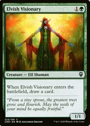 Elvish Visionary [Commander Legends] #223