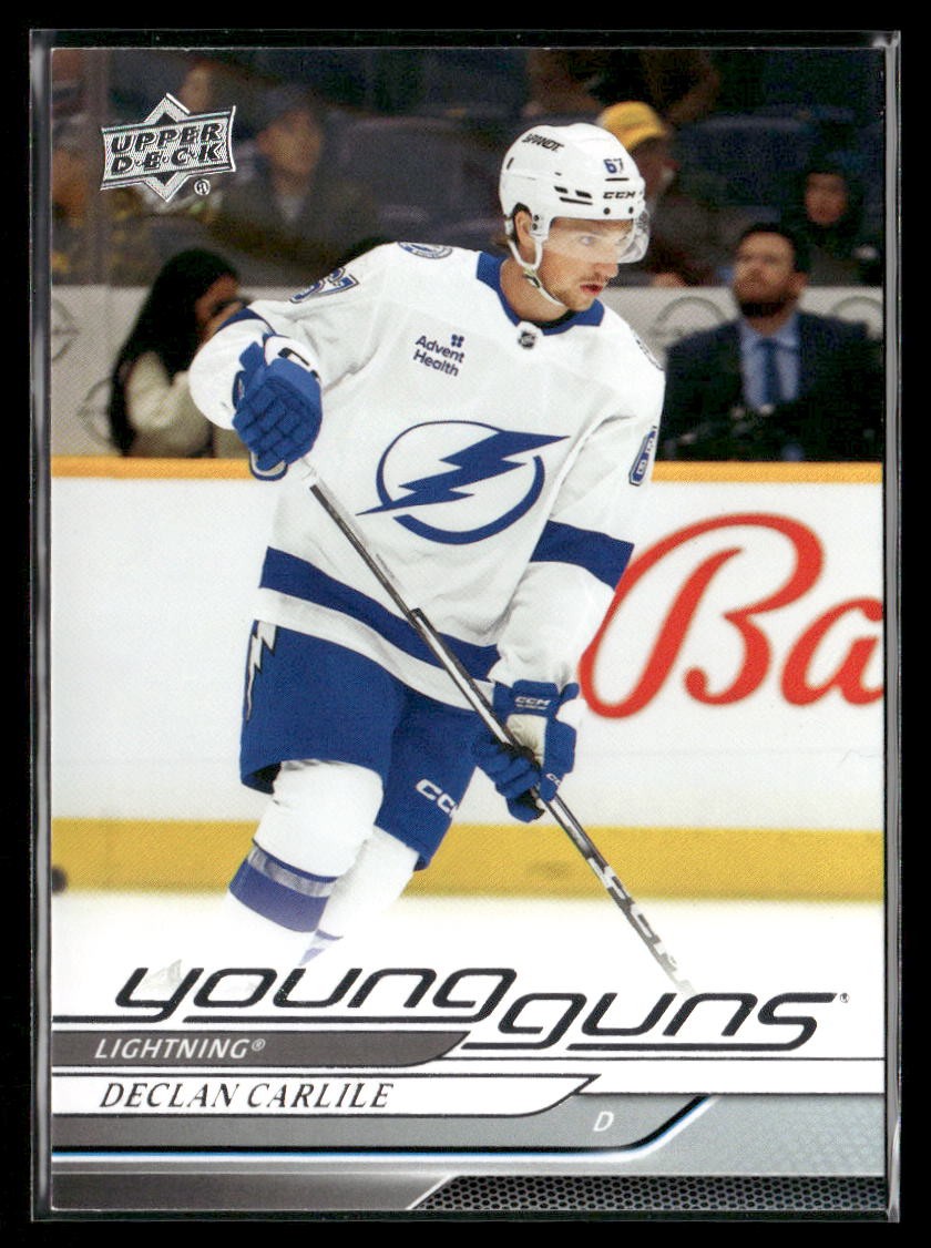 Declan Carlile 2024-25 Upper Deck #467 Rookie Tampa Bay Lightning