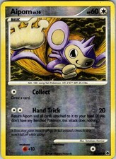 Aipom 50/100 Common Majestic Dawn Pokemon Reverse Holo Lightly Played on eBay