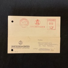 Corrispondenza aziendale pubblicità Karlsruhe Junker + Ruh 1953