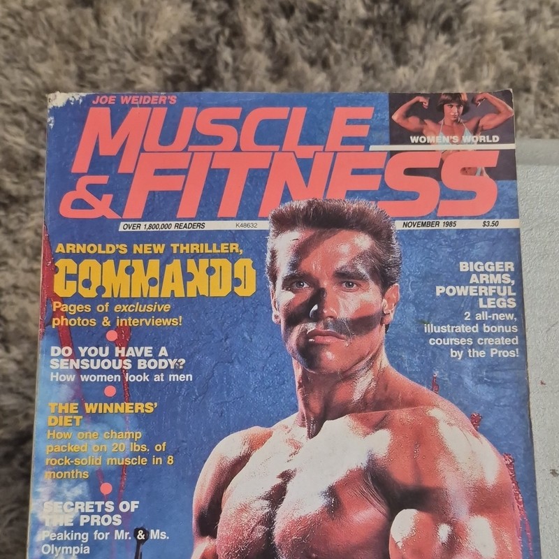 Muscle & Fitness Joe Weider November 1985 Bodybuilding Fitness Diet Exercise