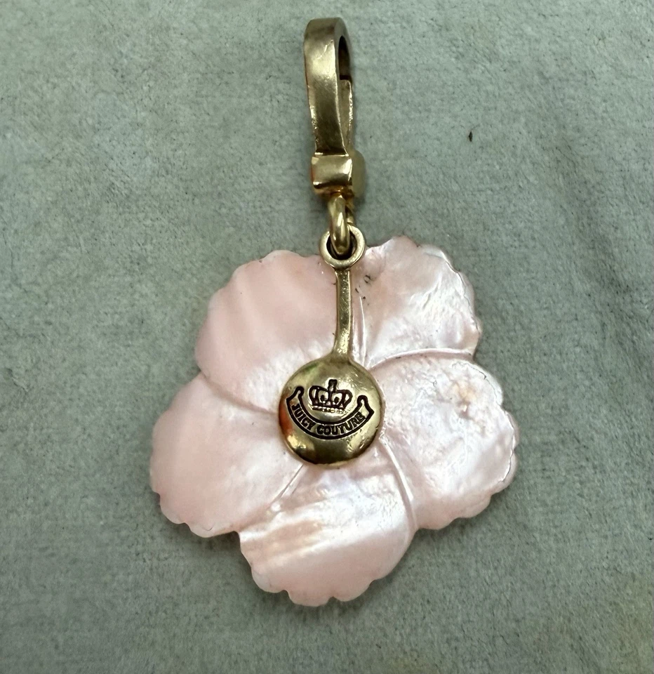 Berloque de hibisco rosa Juicy Couture 2006. RARO! - Imagem 3 de 4