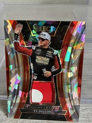 2025 Panini Select NASCAR Ty Dillon Selective Swatches Prizm Sheet Metal Relic