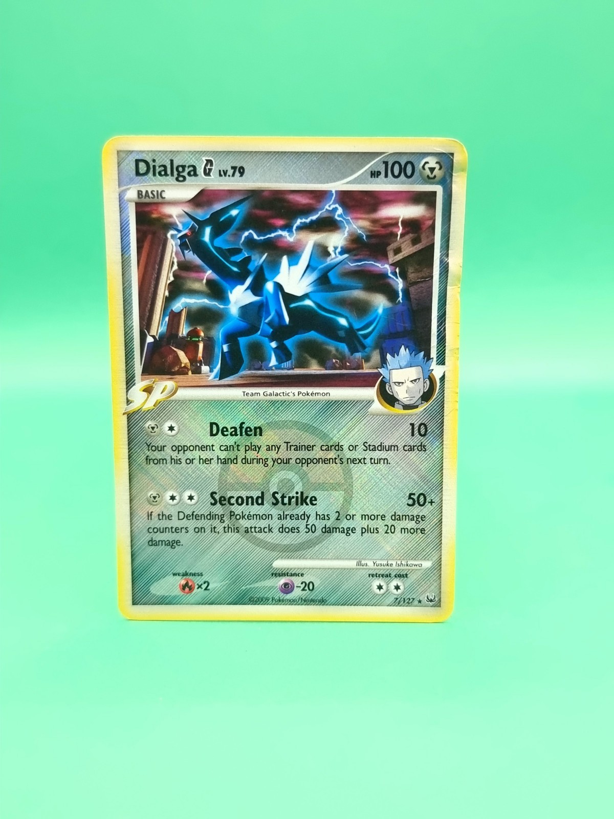 Dialga G SP 7/127 - Pokemon Card - Platinum - Holo Rare Cyrus NM