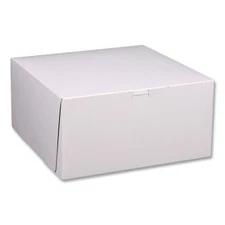 Southern Champion Tray 1589 White One-piece Non-window Bakery Boxes, Standard,