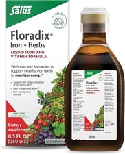 Floradix Iron  Herbs - Liquid Herbal Supplement for Energy Support - Iron Suppl