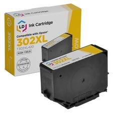 LD Replacement for Epson 302XL T302XL420 Yellow Ink Expression Premium XP-6000