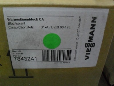 Viessmann 7843241 Combustion Chamber Refractory B1xA/B2xB