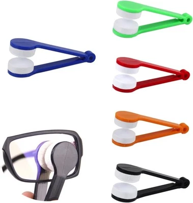 Mini Brillenreinigungsgerät 5 Stück Peeps Brillenreiniger Brillenputz Bürste