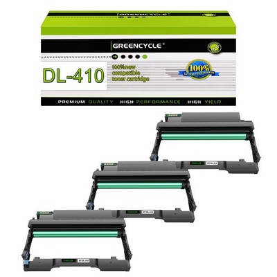 3PK Black DL-410 Drum Unit For Pantum DR410 P3302DN M7102DN M7100DN M6702DW