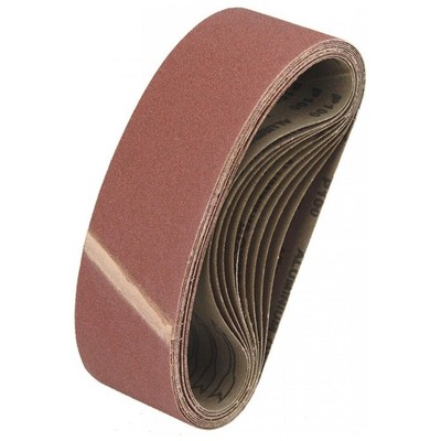 CMC Schleifbänder 10 Bänder 75x533 mm Gewebe Schleifband Schleifpapier