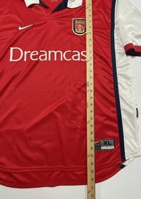 Nike Arsenal 1999/2000 Home Shirt Mens XL &ldquo;Dreamcast&rdquo; Vintage 