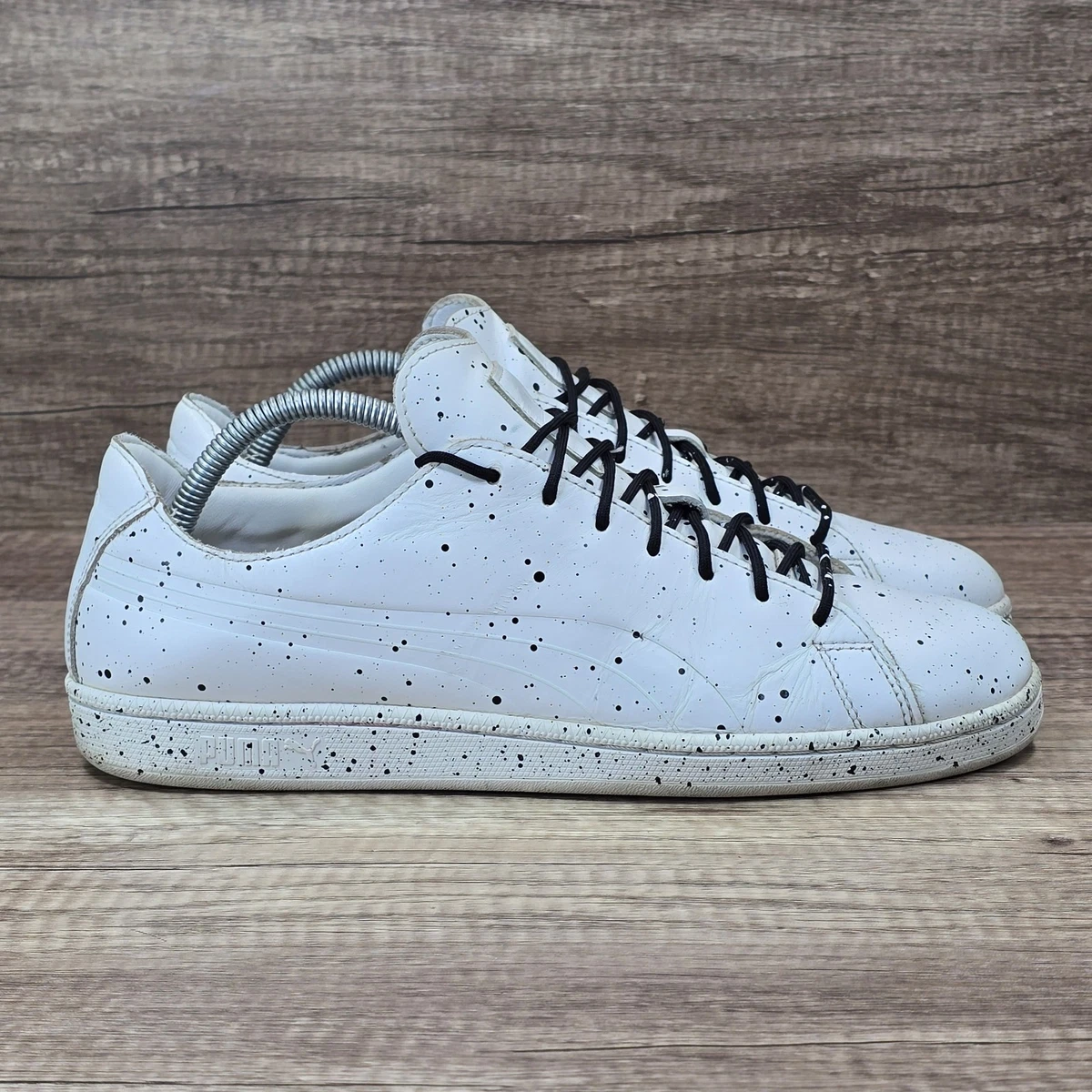 PUMA x Daily Paper Match Splatter Men\'s Size 10 White Black Sneakers (363456 01) Amazon.com | PUMA Men main image 3