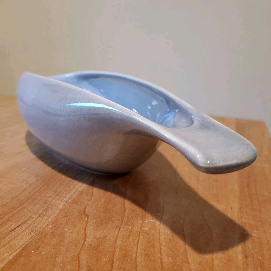 RUSSEL WRIGHT  Steubenville GRAY Celery Dish 10"  Gravy Boat  MCM  No Maker Mark