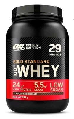 SALE Optimum Nutrition Gold Standard 900g Double Rich Chocolate Protein Powder