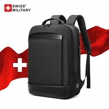 SWISS MILITARY Waterproof Business USB School Backpack 15.6 Inch Laptop Backpack