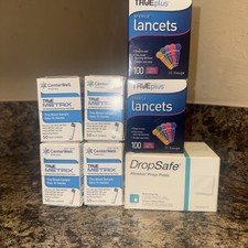 True Metrix Blood Glucose Test Strips 200 ct. EXP 08/31/2027 200 Lancets
