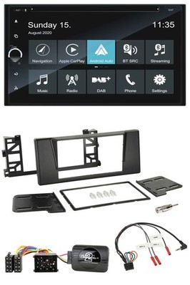Blaupunkt 2DIN Lenkrad TMC Bluetooth USB DAB Navigation für BMW 5er E39 1997-200