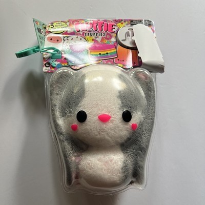 BN Sealed Fluffie Stuffiez: Bunny Gray &White Fields Champs Felder Plushie Toy